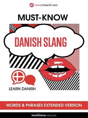 cover image of Must-Know Danish Slang Words & Phrases